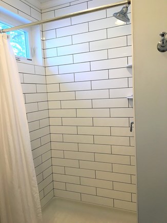 Cotuit Cape Cod vacation rental - Spacious shower with a window for fresh air