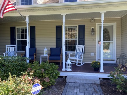 East Falmouth Cape Cod vacation rental - Rocking Chairs on Front Porch