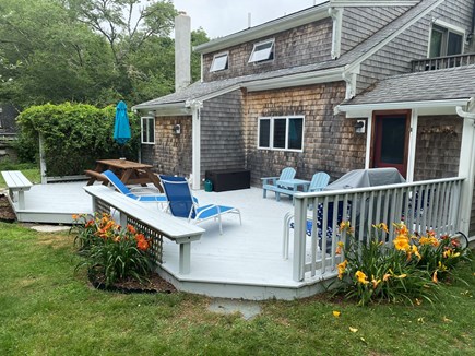 Brewster Cape Cod vacation rental - Back Deck