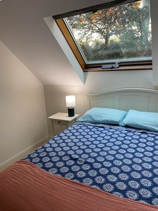 Eastham, Chloe's Classic Cape Cape Cod vacation rental - The skylights above both the queen and twin beds have shades.