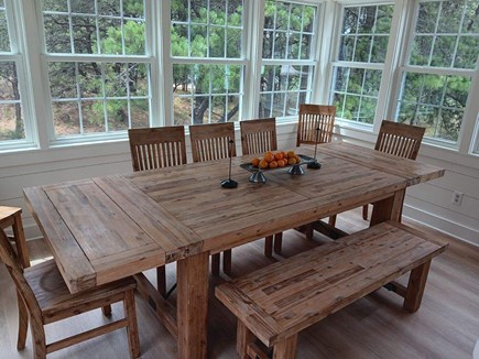 Massasoit Hills, Eastham, MA  Cape Cod vacation rental - Dining Porch