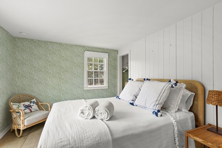 Massasoit Hills, Eastham, MA  Cape Cod vacation rental - Queen Bed with Towels and Closet