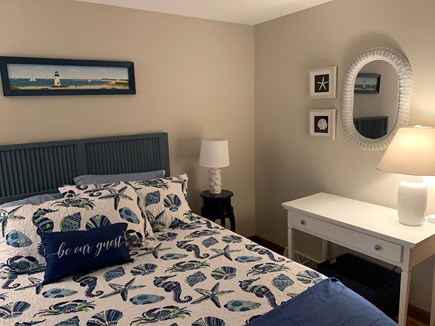 South Dennis Cape Cod vacation rental - Bedroom 2 with Queen bed, dresser, desk, large closet