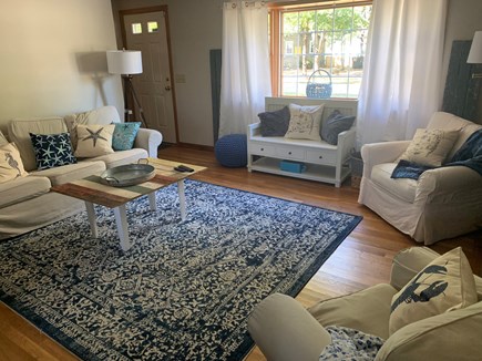 South Dennis Cape Cod vacation rental - Comfortable living room with sunny picture window