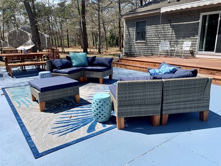 Eastham Cape Cod vacation rental - Patio with fire pit