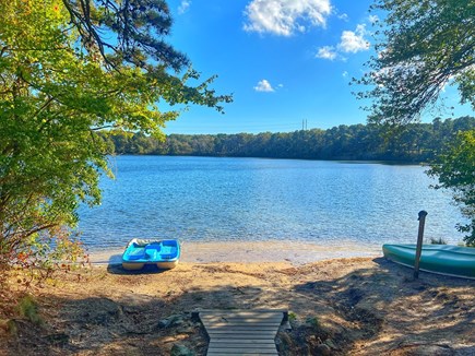 Dennis Cape Cod vacation rental - Flax Pond lakeside beach