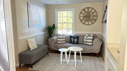 Dennis Cape Cod vacation rental - Family room next to the kitchen keeping family fun together