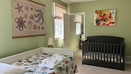 Dennis Cape Cod vacation rental - Den has a day bed and a crib