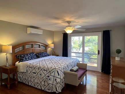 Centerville Cape Cod vacation rental - Master bedroom with a King size bed and balcony