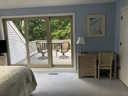 Brewster, Ocean Edge Bayside Cape Cod vacation rental - View of second floor deck from master bedroom