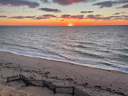 Eastham Cape Cod vacation rental - Sunset over Thumpertown Beach. 0.5 mi walk