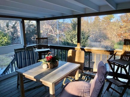 Orleans Cape Cod vacation rental - Screened porch leading to yard