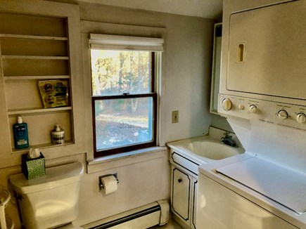 Orleans Cape Cod vacation rental - Bathroom with stackable Washer/Dryer