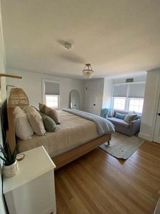 South Yarmouth Cape Cod vacation rental - 2nd Master bedroom with cozy nook overlooking the pond