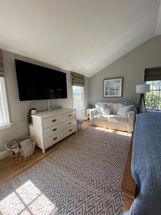 South Yarmouth Cape Cod vacation rental - Our 20x20 Master bedroom with walk-in closet & en-suite bathroom