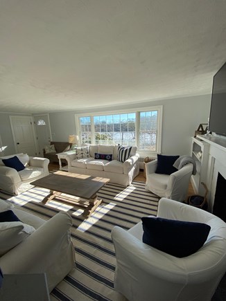 South Yarmouth Cape Cod vacation rental - Front Living Room with another sleeper sofa