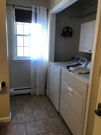 Barnstable Village, MA Cape Cod vacation rental - Bathroom with shower and laundry on first floor