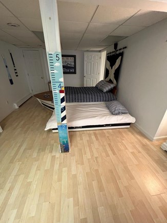 Barnstable Village, MA Cape Cod vacation rental - Walkout basement bunk room. Bunk room sleeps at-least 6 people