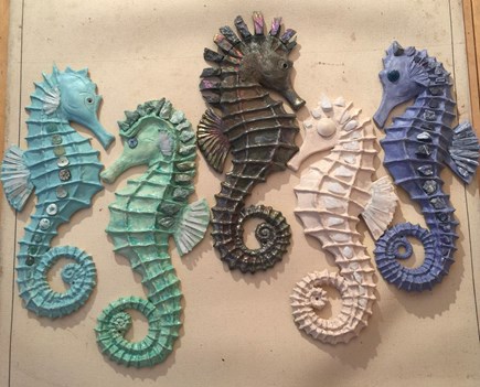 Plymouth, Priscilla Beach MA vacation rental - Seahorses by host. Smaller ones gifts for guests' sea treasures.