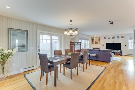 Provincetown Cape Cod vacation rental - Spacious, bright and airy open concept dining / living room areas