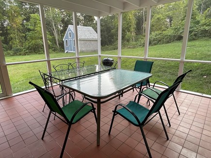 Wellfleet Cape Cod vacation rental - Large screened in porch