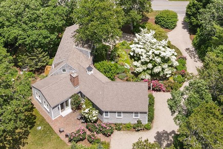 Chatham Cape Cod vacation rental - Aerial View of the Back of the House