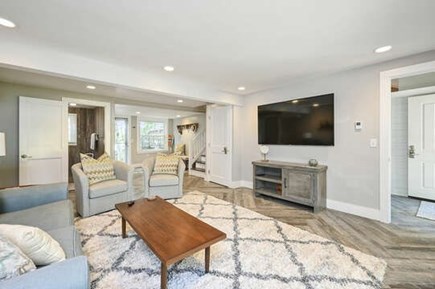 Centerville Cape Cod vacation rental - Living room with TV for Red Sox games