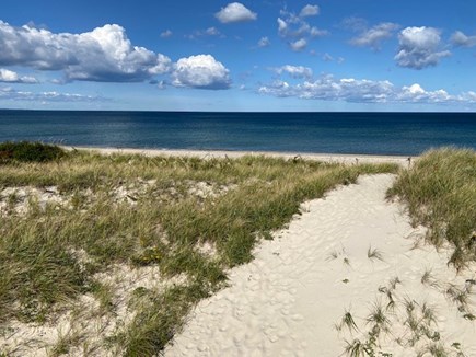 Sandwich, 55NSB Cape Cod vacation rental - Path to your private beach on Cape Cod Bay