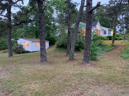 Wellfleet Village Cape Cod vacation rental - 1/2 Acre Yard with Main House and Detached Cottage pictured