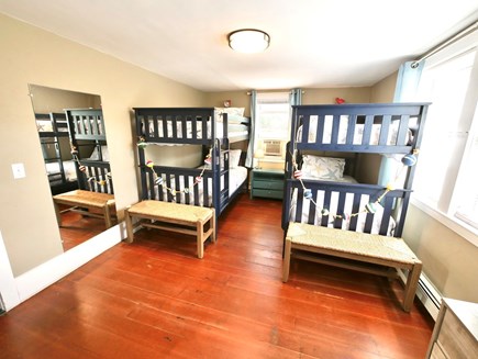 Wellfleet Village Cape Cod vacation rental - Double sturdy wooden bunks w/ adult-quality twin mattresses