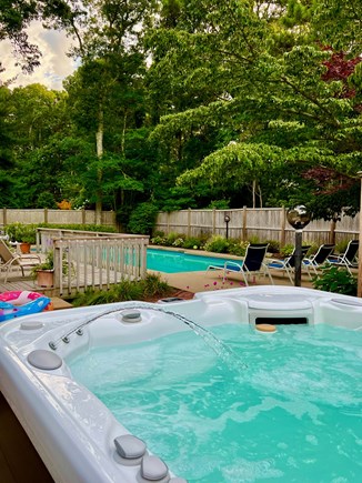Mashpee, New Seabury Cape Cod vacation rental - The jets in the 6 person Hot Springs hot tub will soothe you.
