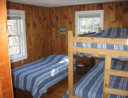 Chatham Cape Cod vacation rental - Bedroom 2 - Bunk Beds + 1 Twin bed (new bedding to come 2022)