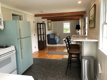 Wellfleet, Town center Cape Cod vacation rental - View of kitchen living area