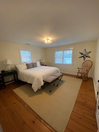 South Harwich Cape Cod vacation rental - Bedroom #3 w/ king bed, pond views