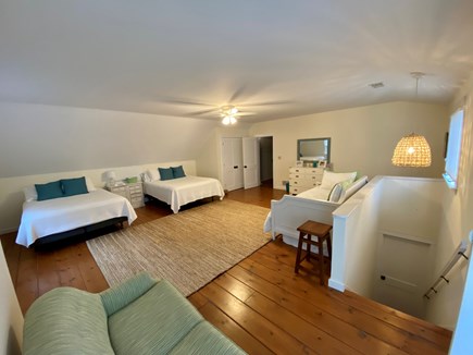 South Harwich Cape Cod vacation rental - Huge Bdrm #2, 2 queens, twin daybed, staircase to mudroom