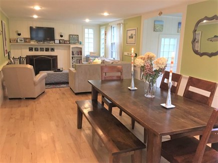 Dennis Cape Cod vacation rental - Dining area next to living room