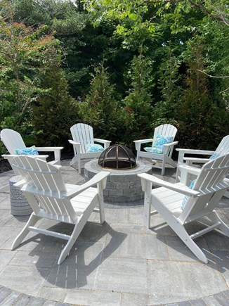 Falmouth Cape Cod vacation rental - Patio with firepit