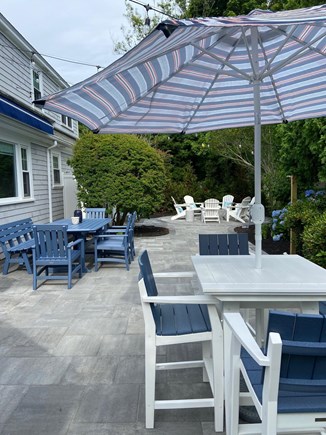 Falmouth Cape Cod vacation rental - Large patio for dining with firepit