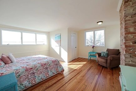 Yarmouth, Lewis Bay Cape Cod vacation rental - Huge master bedroom with wide water views.