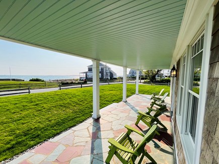 Yarmouth on Lewis Bay Cape Cod vacation rental - Huge porch/ wide water views. Walk across the street to 3 beaches