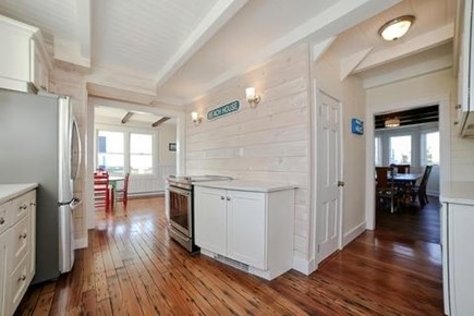 Yarmouth on Lewis Bay Cape Cod vacation rental - Kitchen includes a cafe/wet bar and access to dining room.