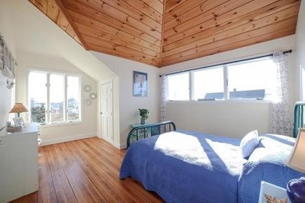 Yarmouth, Lewis Bay Cape Cod vacation rental - Vaulted bedroom with huge water views.