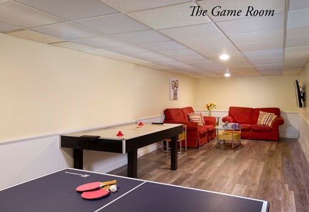 East Orleans Cape Cod vacation rental - Nauset Cottage- THE GAME ROOM- lower level