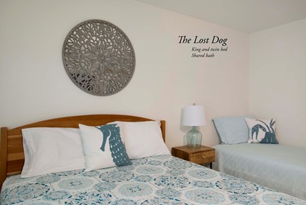 East Orleans Cape Cod vacation rental - Nauset-THE LOST DOG-Bedroom 10-2nd floor-Queen, Twin- shared bath