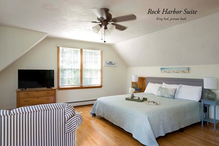 East Orleans Cape Cod vacation rental - Nauset- ROCK HARBOR SUITE-Bedroom 11- Studio apartment-King