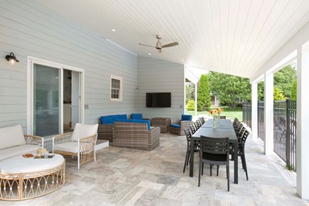 East Orleans Cape Cod vacation rental - Outdoor dining and living room area