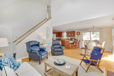 Chatham Cape Cod vacation rental - Open concept living room, dining room and kitchen