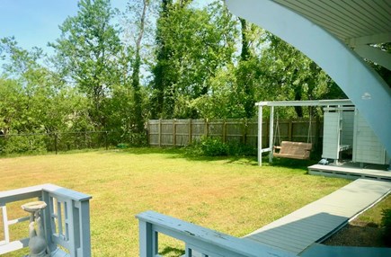 Eastham Cape Cod vacation rental - Great yard with swing & outdoor shower