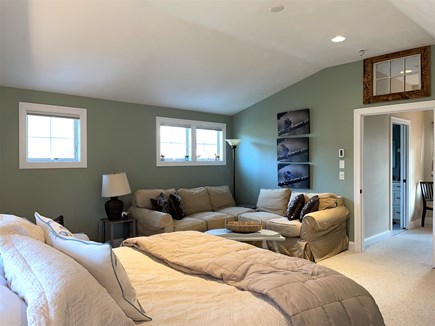 Harwich Cape Cod vacation rental - Queen size bed and large sectional