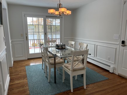 Harwich Cape Cod vacation rental - Dining Room with stunning view of Flax Pond.